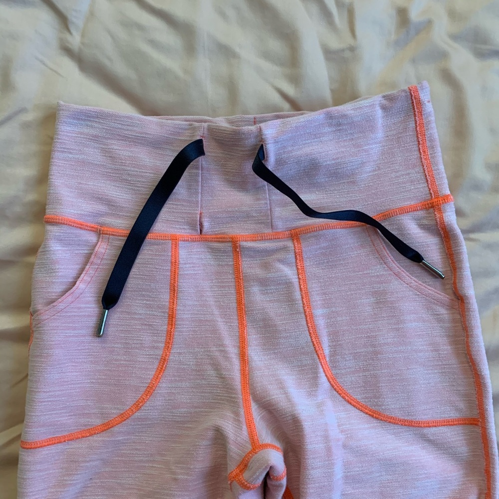 Pink lulu leggings